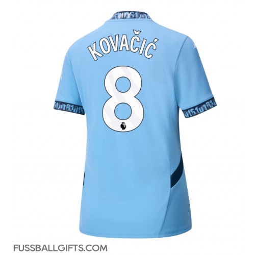 Manchester City Mateo Kovacic #8 Fußballbekleidung Heimtrikot Damen 2024-25 Kurzarm